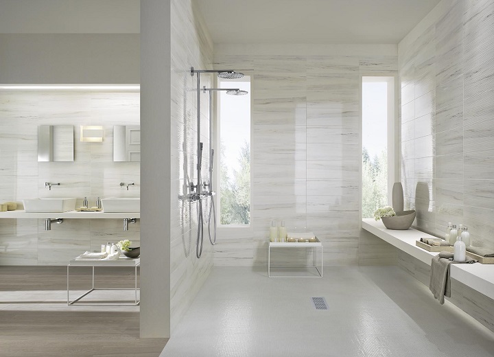 Faianta Alba Lucioasa Marazzi Bianco Lux 20x50 cm CI18 - imagine 3