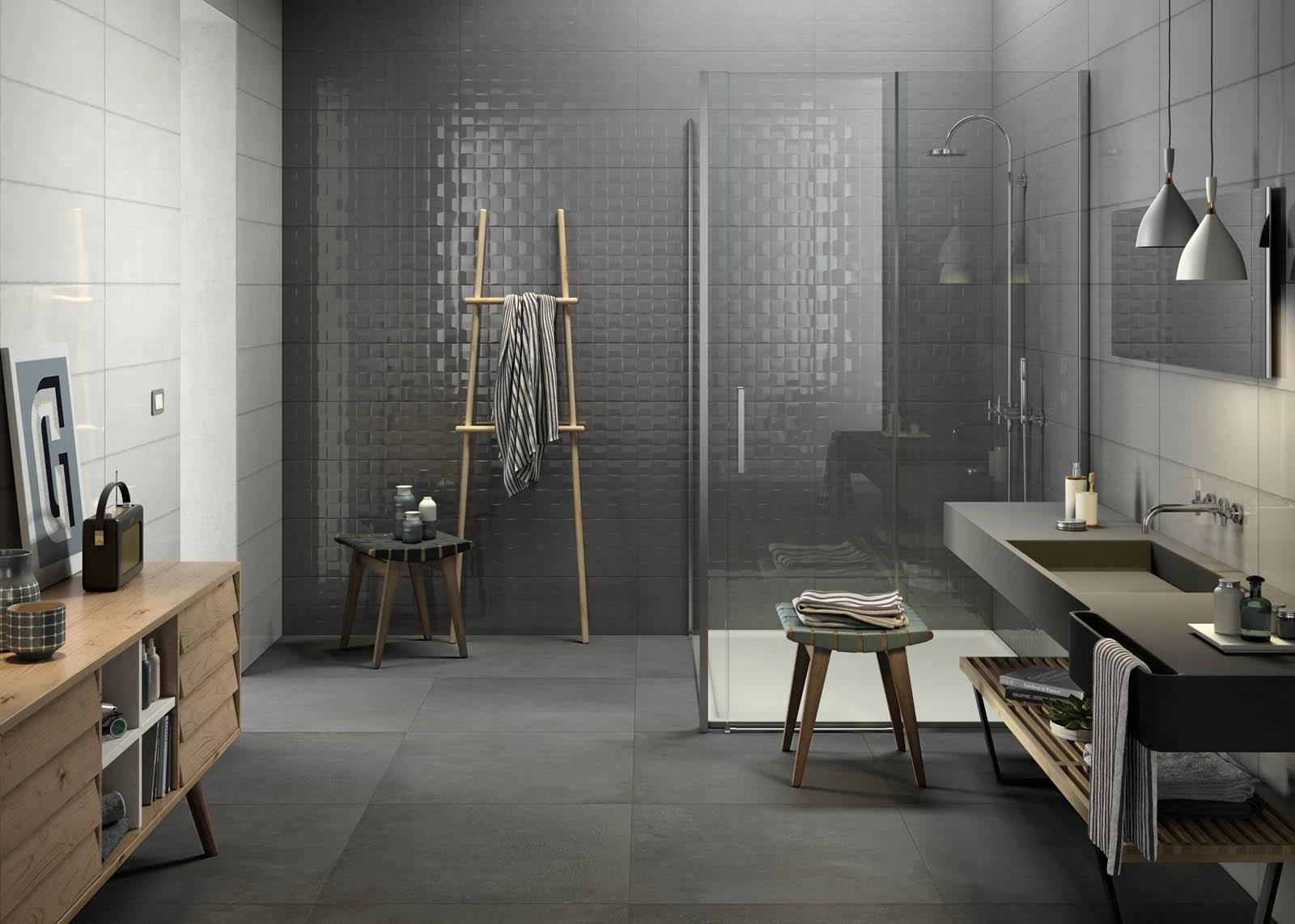 Faianta Antracit Lucioasa Marazzi Pottery Slate 25x76 cm MMUW - imagine 2