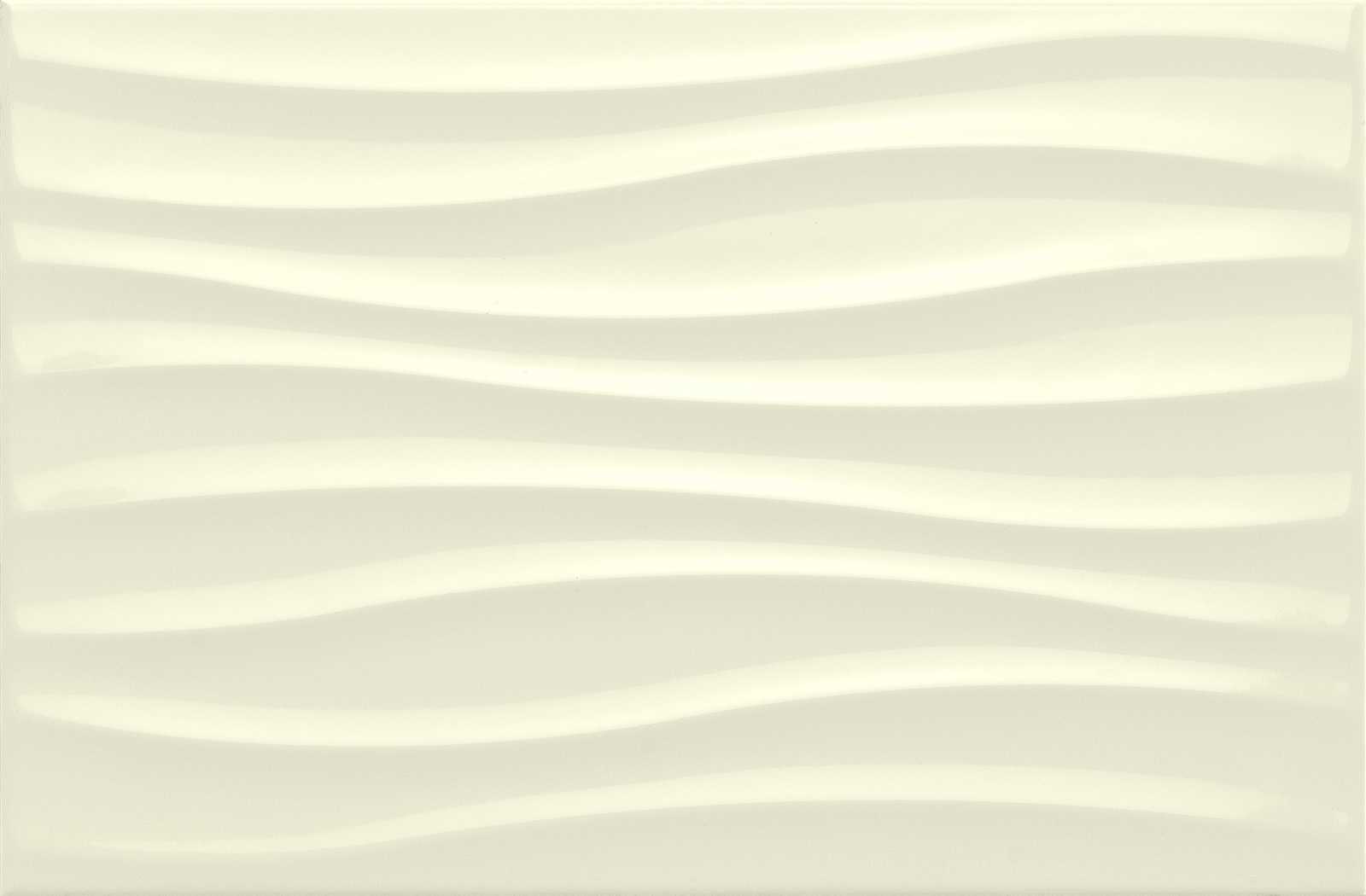 Faianta Crem Structurata Lucioasa Marazzi Chroma Ivory Tide 3D 25x38 cm M00R