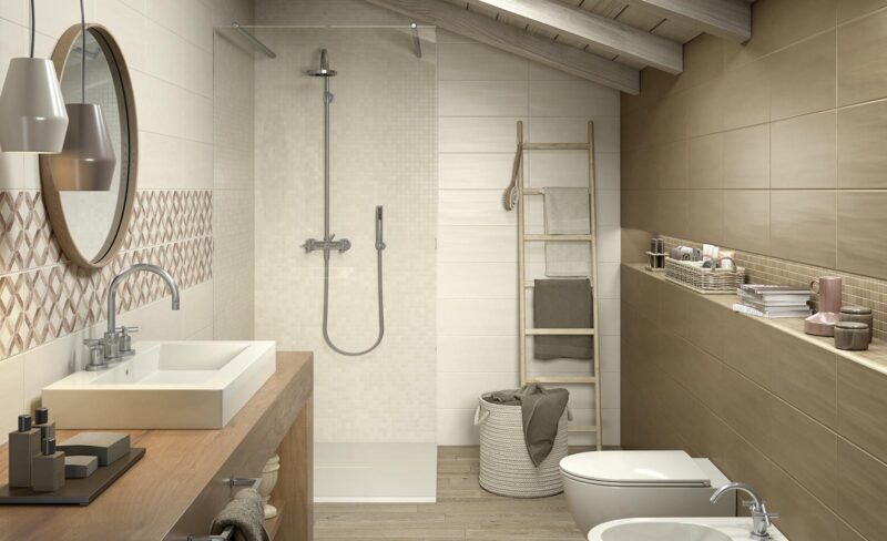 Gresie Bej Mata Marazzi Treverkcharme Beige 10x70 cm MM92 - imagine 2