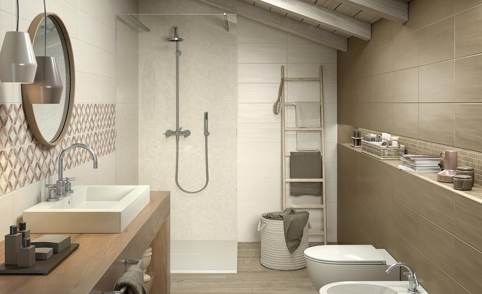 Gresie Bej Mata Marazzi Treverkcharme Beige 10x70 cm MM92 - imagine 2