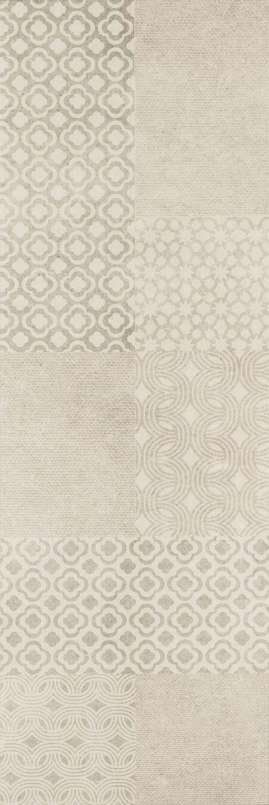 Placa decorativa Marazzi Stone_Art Dec.Pattern Ivory 40x120 cm M04S