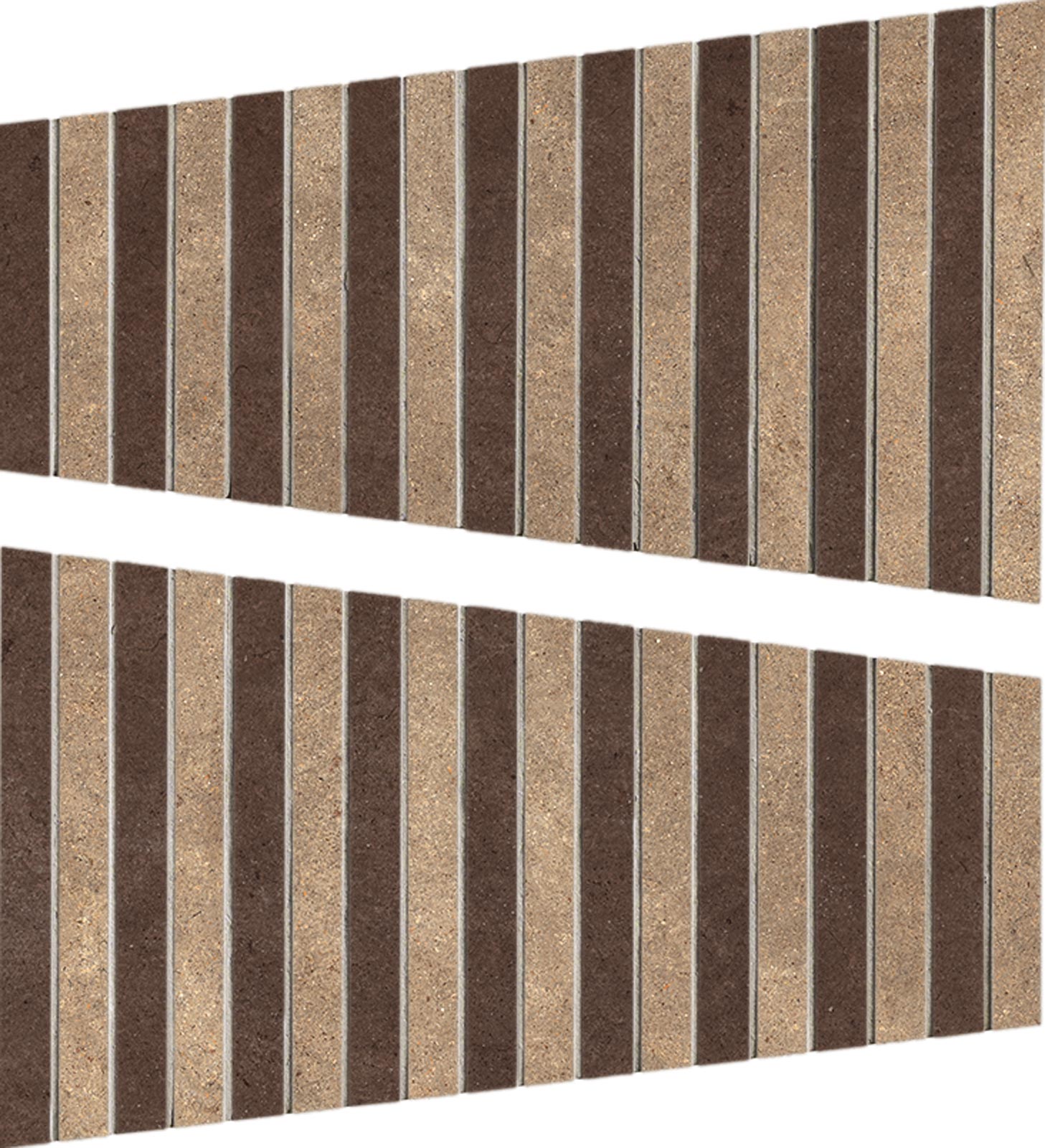 Placa decorativa Marazzi Terratech Senape Mosaico Modulo A+B 20x34 cm M8L6