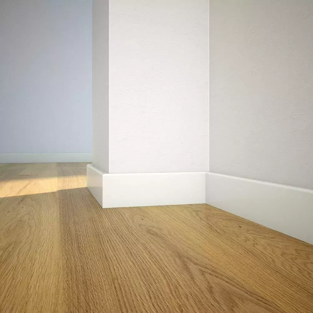 Plinta din lemn Barlinek Baituit Alb Lacuit P7C27362A 2200mm LIS-SOS-LB1-220-070-P7C - imagine 3