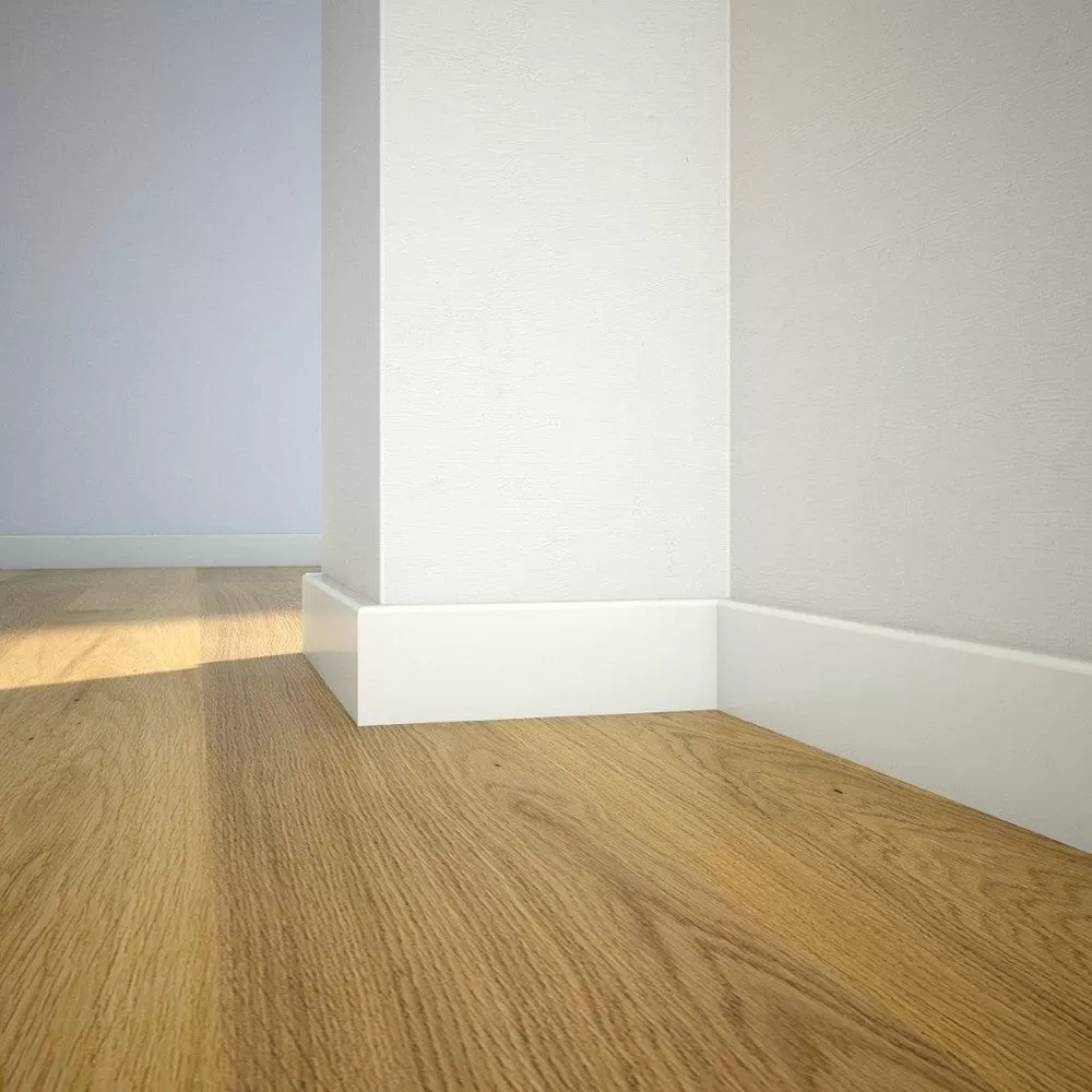 Plinta din lemn Barlinek Baituit Alb Lacuit P7C27362A 2200mm LIS-SOS-LB1-220-070-P7C - imagine 5