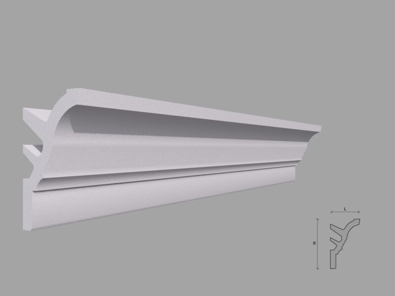 Scafă lumină indirectă SD12 90x120x2000 mm