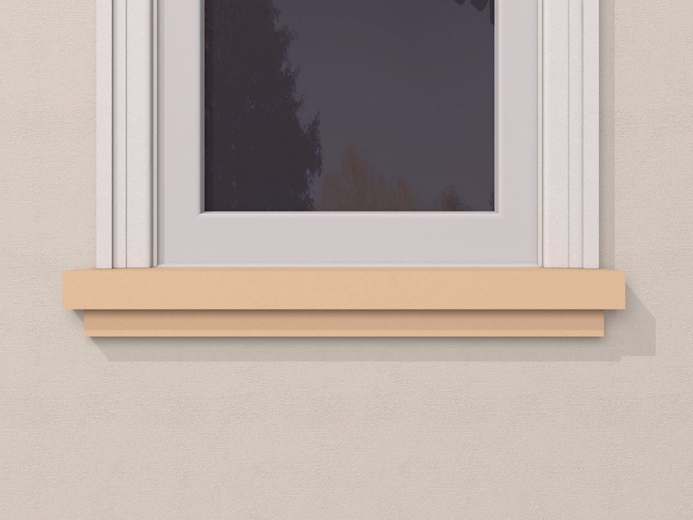 Solbanc pervaz exterior FP204 67x120x2000 mm - imagine 2