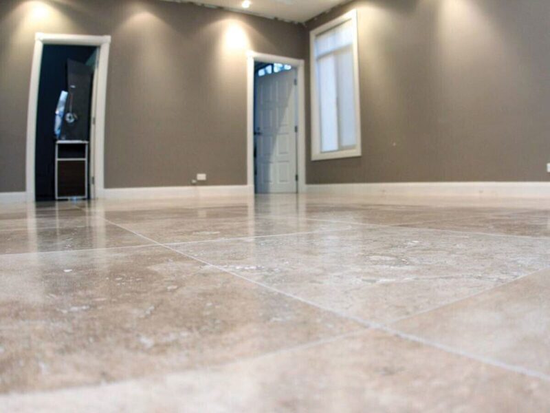 Travertin Blanco C C Placaj 61x61 1.2 Lustruit Chituit - imagine 2