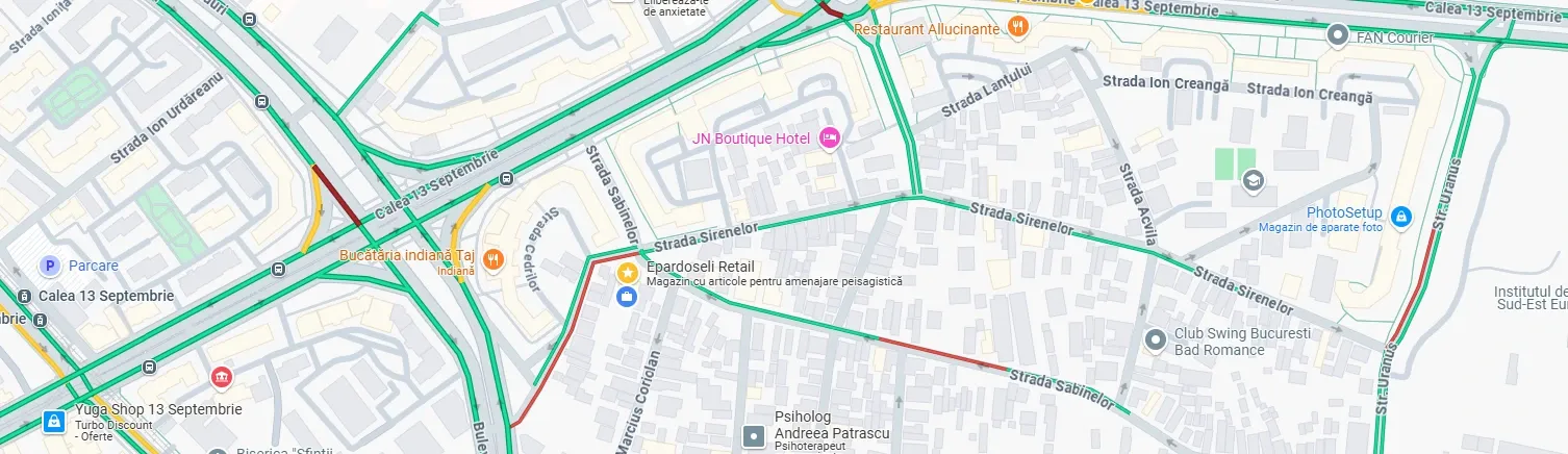 harta showroom tdf ro